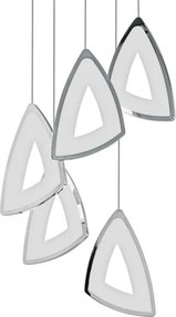 Eglo 95219 - Lustră LED AMONDE, 5 x 6 W, 230 V