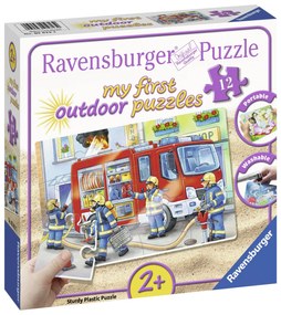 PUZZLE PLASTIC POMPIERI, 12 PIESE - RAVENSBURGER (RVSPC05613)