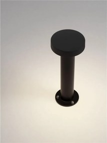 Stalp exterior IP65 LED 3000K GONG negru H-30cm