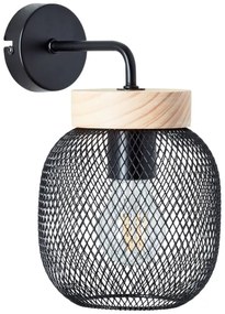 Brilliant - Lampă de perete GIADA 1xE27/40W/230V neagră