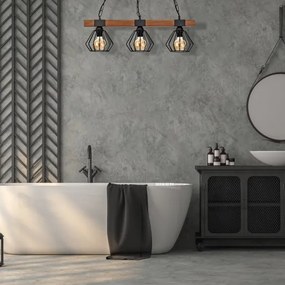 Lustră pe lanț ULF 3xE27/60W/230V