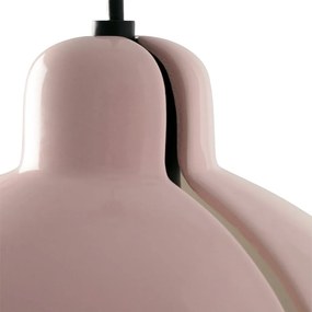 Pendul cu abajur ceramic realizat manual VENICE 200, roz