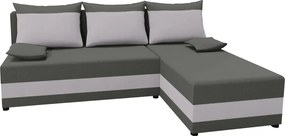 Set de canapea universală, verde/gri deschis, PAGI COLţ UNI