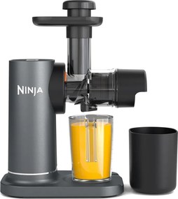 Storcator Ninja Cold Press JC151EU, 150W, 700 ml, Presare la rece, 2 filtre, Fara BPA, Functie reverse, Negru/gri