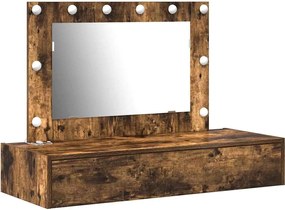 vidaXL Masă de Machiaj cu sertar Maro 100 x 40 x 70 cm Lemn compozit