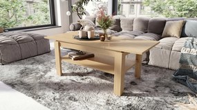 Mazzoni ASTI-R Stejar Oasis – MASĂ/MĂSUȚĂ CAFEA MODERNĂ CU BLAT EXTENSIBIL