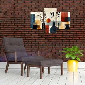 Tablou - Vaze cubiste (90x60 cm)