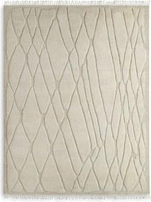 Covor design LUX din lana din Noua Zeelanda, Coralie Ivory 400x300cm
