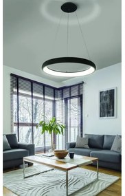 Lustră LED dimabilă pe cablu ANTONIO LED/80W/230V negru Azzardo AZ5066 + telecomandă