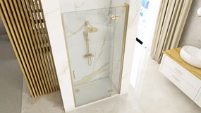 Ușă de duș Rea Hugo 80 Gold Brush + profil