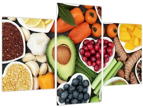 Tablou - Alimente sănătoase (90x60 cm)