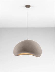 Lustra suspendata design modern, Stone Brown, AERE, L 60cm