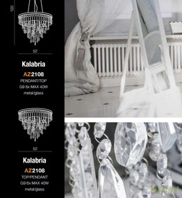 Lustra moderna 2 in 1 design elegant KALABRIA