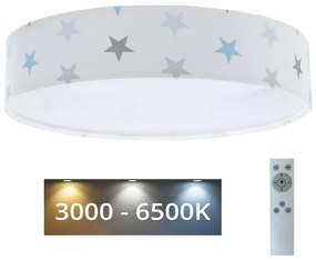 LED lampă reglabilă GALAXY KIDS LED/24W/230V stele alb/gri/albastru + DO