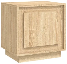 819842 vidaXL Noptieră, stejar sonoma, 44x35x45 cm, lemn prelucrat