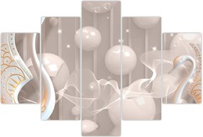 Tablou - Lebede fermecate (150x105 cm)