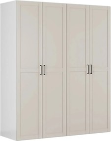 Dressing FLEX, casmir, PAL, cu 4 usi, 200x66x240 cm