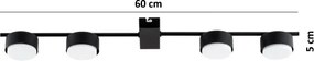 Brilagi - Spot LED MONO 4xGX53/12W/230V negru