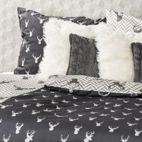 Lenjerie de pat din bumbac 4Home Reindeer, 140 x 200 cm, 70 x 90 cm, 140 x 200 cm, 70 x 90 cm