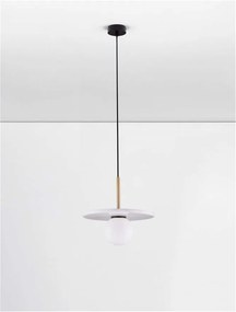 Pendul decorativ stil minimalist IDOR alb/opal