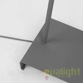 Lampa de masa moderna din metal cauciucat CARDIFF gri CARDIFF/T/DG