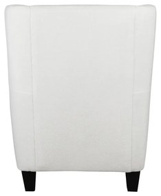 Fotoliu alb wing cu tapițerie din catifea Zhili - Støraa