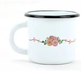 Belis Cană emailată Cafea bufniță, 7 cm, 0,25 l