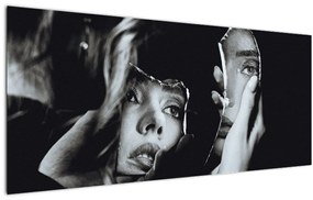 Tablou - Privind în oglindă (120x50 cm)