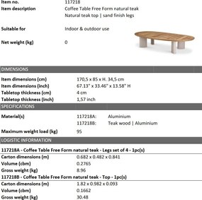 Masuta de cafea design LUX pentru interior si exterior Free Form