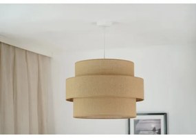 Lustră aplicată Brilagi SPACE YUTE 1xE27/15W/230V d. 50 cm bej/alb