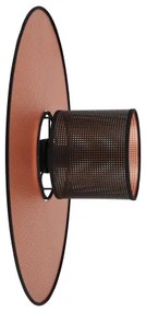 Aplică TOKYO Duolla SHINY 1xE27/15W/230V d. 50 cm cupru/negru