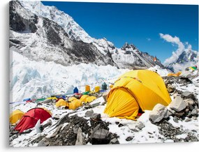 Tablou - Camping la munte (70x50 cm)