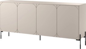 Comodă Sonatia 200 cm cu trei uși - cașmir