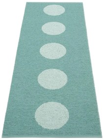 Covor tip traversă pentru interior și exterior turcoaz 70x200 cm Vera Pop Jade – Pappelina