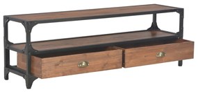 247622 vidaXL Comodă TV cu 2 sertare, 120 x 30 x 40 cm, lemn masiv din pin