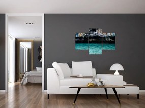 Tablou cu apă și stâci (90x60 cm)