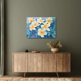 Tablou pe sticlă - Tufe tropicale (70x50 cm)