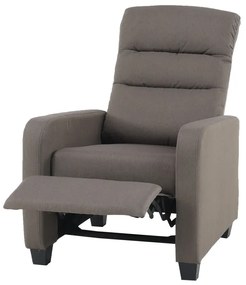 Fotoliu relaxant, maro, cu recliner manual, Bortis Impex