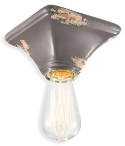 Plafoniera design retro realizata manual din ceramica VINTAGE, 15x15cm
