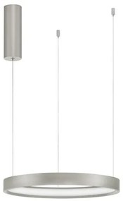 Lustra LED suspendata design modern circular PERRINE D-40cm argintie