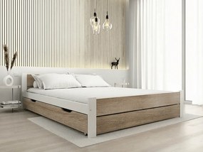 Cutie de depozitare sub pat 200 cm, stejar sonoma