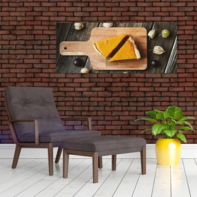 Tablou -Prăjitură cu dovleac (120x50 cm)