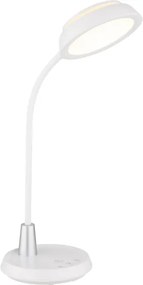 Globo 58496W - Lampă de birou tactilă LED reglabilă KIRK LED/12W/230V albă
