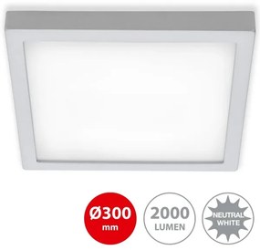 Plafonieră LED FIRE LED/21W/230V 4000K Briloner 7142-414