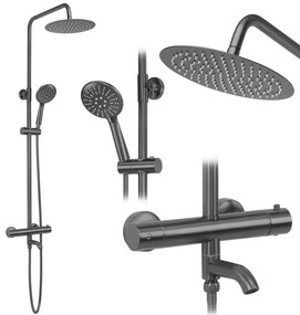 Coloana de dus cu termostat Lungo Titan