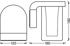 Aplică LED RGBW dimabilă SMART+ CASCADE LED/10W/230V Wi-Fi IP44 Ledvance