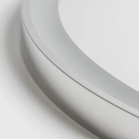 Brilagi-LED Oglindă încălzită, dimmabilă, cu iluminare LED, profil aluminiu PRO, 18W/230V, Ø 60 cm, IP44, crom lucios