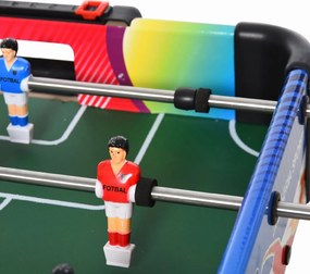 HOMCOM Masă de Joc 4 în 1 pentru Fotbal de Masă, Biliard, Air Hockey și Ping-Pong, 86,5x43,5x64 cm, Multicolor | Aosom Romania