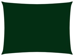 Parasolar, verde inchis, 5x7 m, tesatura oxford, dreptunghiular