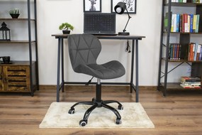 OFERTA Scaun de birou gri NOTO VELVET II. calitate